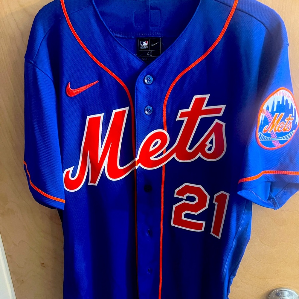 Mets Jersey Nike MLB Max Scherzer authentic Collection